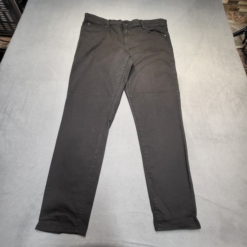 Gap 1969 Jeans Womens 33 Black Jegging Skinny Leg Distressed Stretch Denim